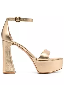 Босоножки на платформе Gianvito Rossi, золотой