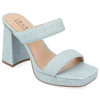 Босоножки на платформе и каблуке Jaell Journee, синий