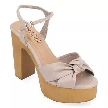 Босоножки на платформе и каблуке Lorrica Journee, коричневый