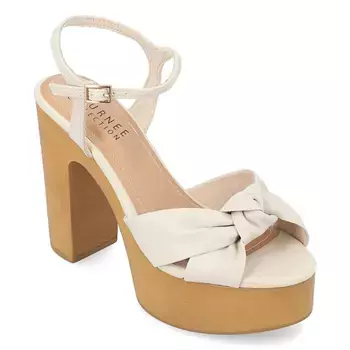 Босоножки на платформе и каблуке Lorrica Journee, бежевый