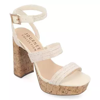 Босоножки на платформе и каблуке Sienne Journee, белый