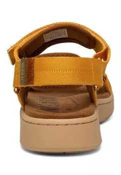 Босоножки на платформе Line Woden, золотой