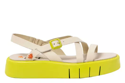 Босоножки на платформе Malaga Art, белый