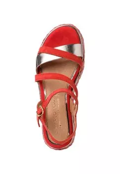 Босоножки на платформе Marco Tozzi, огненный гребень By Guido Maria Kretschmer