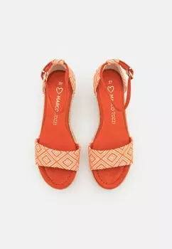 Босоножки на платформе Marco Tozzi, терракотовый
