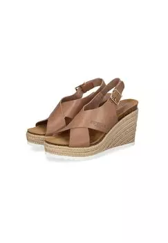 Босоножки на платформе OLIVIA CROSS - Wedge sandals SWEEKS of Sweden, коричневый