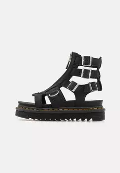 Босоножки на платформе OLSON Dr. Martens, цвет charcoal grey