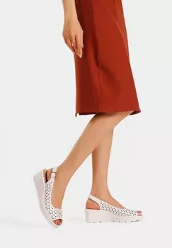 Босоножки на платформе ORTHOLITE Queen Helena, бежевый