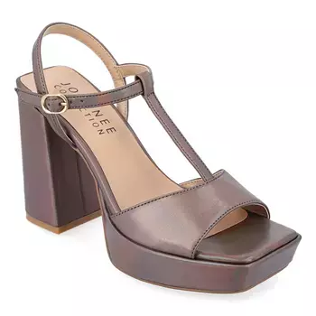 Босоножки на платформе Parson Journee, фиолетовый