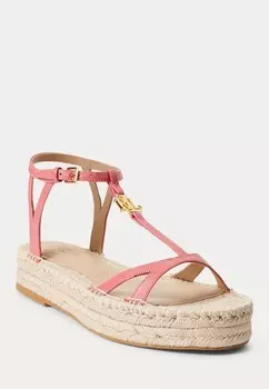 Босоножки на платформе PAYTON NAPPA LEATHER ESPADRILLE Ralph Lauren, розовый