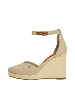 Босоножки на платформе Platform heels Tommy Hilfiger, бежевый