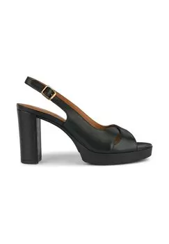 Босоножки на платформе PLEASURE Geox, черный