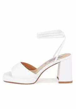Босоножки на платформе Queen Helena, белый