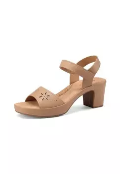 Босоножки на платформе Queen Helena, бежевый