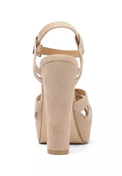 Босоножки на платформе Queen Helena, бежевый