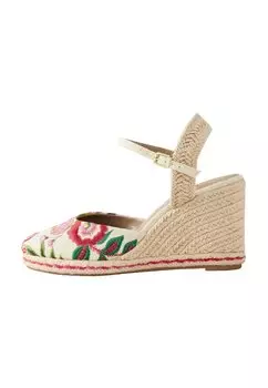 Босоножки на платформе REGULAR FIT - FOREVER COMFORT EMBROIDERY Next, розовый