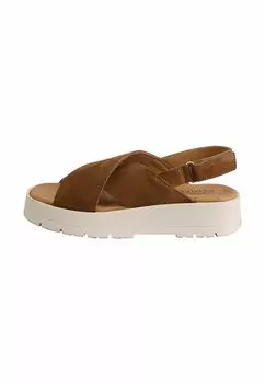 Босоножки на платформе REGULAR FIT SIGNATURE CROSS STRAP CHUNKY Next, коричневый