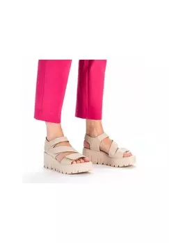 Босоножки на платформе Rieker, цвет beige