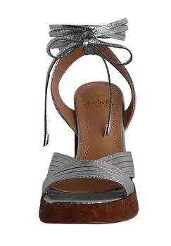 Босоножки на платформе RIVA El Caballo, серебро