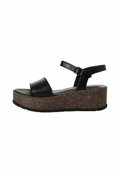 Босоножки на платформе Sandali con zeppa Tamaris, черный