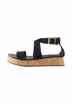 Босоножки на платформе STANDARD WIDE FIT FOREVER COMFORT CHUNKY Next, синий