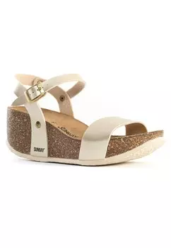 Босоножки на платформе SUNBAY, золотой