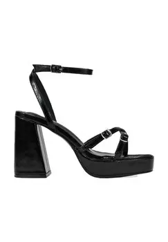 Босоножки на платформе TACN CON HEBILLAS - High heeled sandals Bosanova, черный