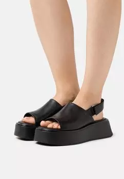 Босоножки на платформе Vagabond, черный