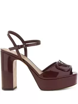 Босоножки на платформе VALENTINO GARAVANI, красный