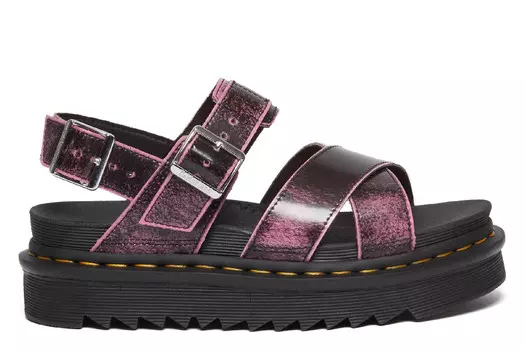 Босоножки на платформе Voss II Dr. Martens, фиолетовый