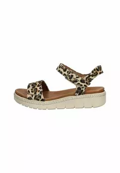 Босоножки на платформе Wedge sandals Tamaris, светло-коричневый