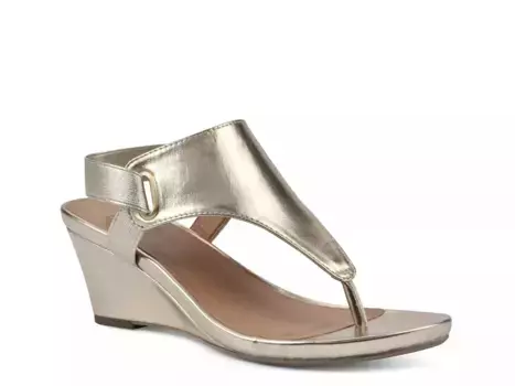 Босоножки на платформе White Mountain, Gold Metallic