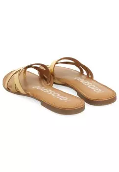 Босоножки на плоской подошве Gioseppo, золотой