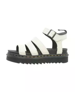 Босоножки на плоской подошве из пергамента Dr. Martens, бежевый