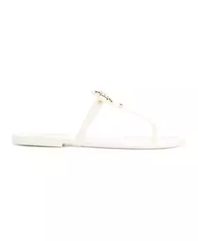 Босоножки на плоской подошве Tory Burch, белый