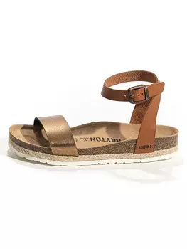 Босоножки на ремешках Bayton Jovial, бронзовый