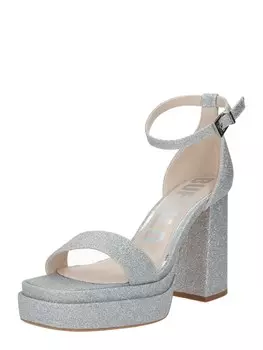 Босоножки на ремешках BUFFALO May Neat, серебряный