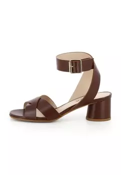 Босоножки на ремешках EVITA DORI, темно-коричневый