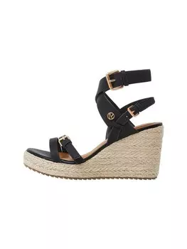 Босоножки на ремешках Pepe Jeans, черный