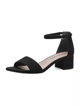 Босоножки на ремешках Tamaris, черный