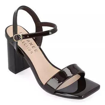 Босоножки на широком блочном каблуке Tivona Journee, коричневый