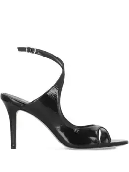 Босоножки на шпильке с ремешком на щиколотке The Seller, черный