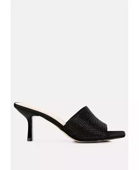 Босоножки на среднем каблуке Beatrice Heat Set London Rag, черный