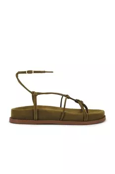 Босоножки на среднем каблуке Calabria Schutz, matcha