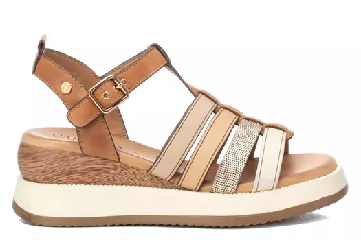 Босоножки на танкетке 161607 Carmela, коричневый