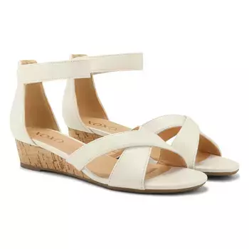 Босоножки на танкетке Alisha Xoxo, белый