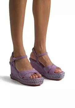 Босоножки на танкетке Alma en Pena, фиолетовый