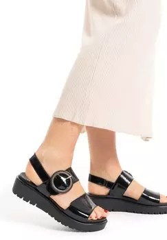 Босоножки на танкетке ara, черный