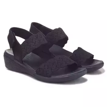 Босоножки на танкетке Arya on rise Skechers, черный