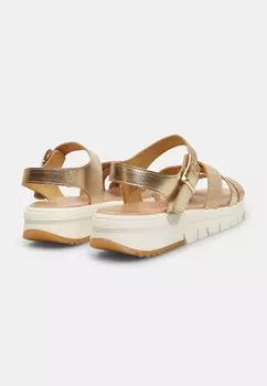 Босоножки на танкетке Bata, золотой